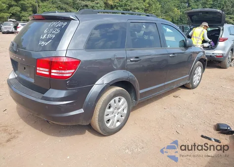 2020 Dodge Journey Se Value z USA, uszkodzony, nr VIN 3C4PDCAB4LT206918